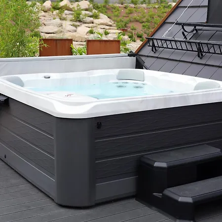 Kras Rubin 304 Z Prywatnym Jacuzzi I Tarasem Z Widokiem Na Gory Шклярська Поремба